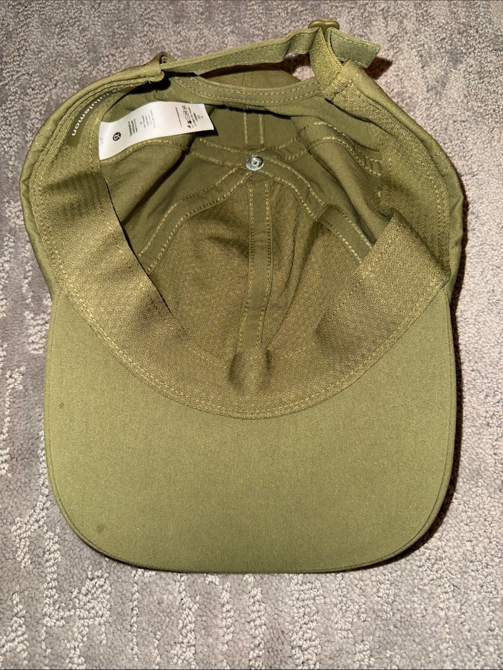 Lululemon Olive Green Baseball Cap - Picture 6 of 9